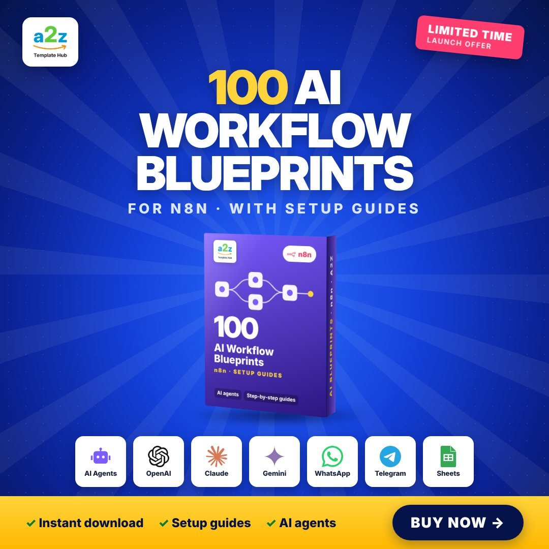 100 AI Workflow Blueprints